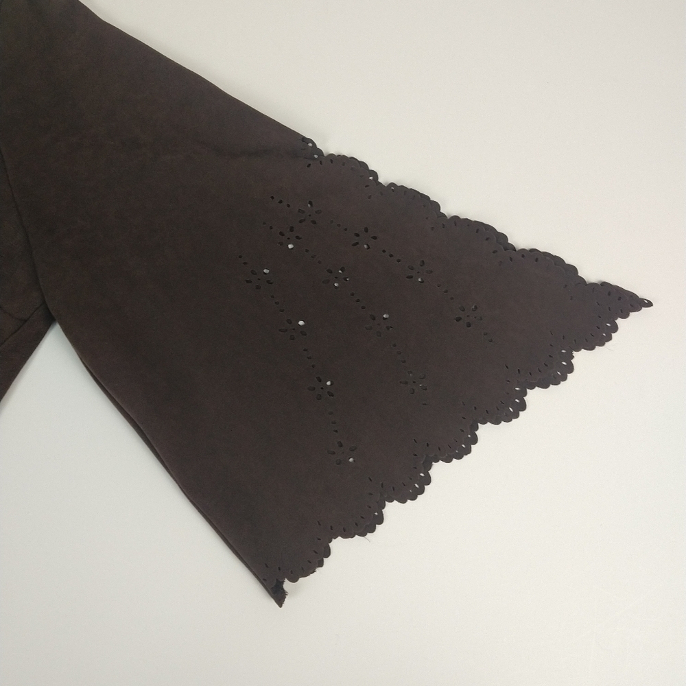 Roaman's Faux Suede top - Picture 6 of 10